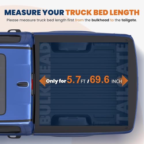 KUIPERAUTO Soft Tri 5.7FT Cover