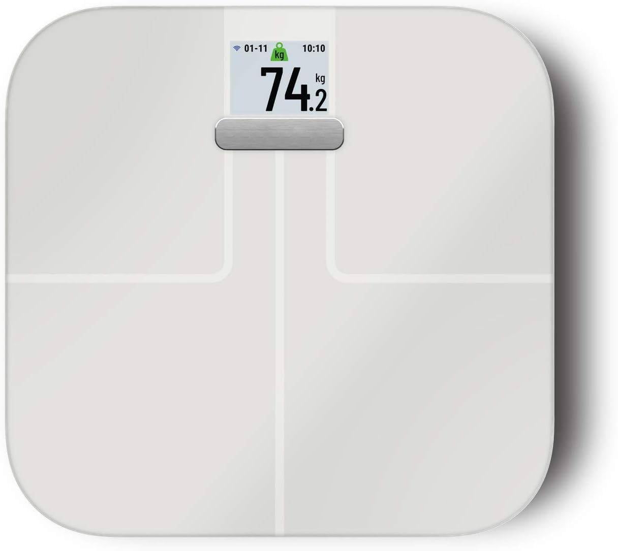 GARMIN 体脂肪計・体組成計 ホワイト Amazon.co.jp: 体重·体脂肪·体組成計スマートスケール Android/iOS