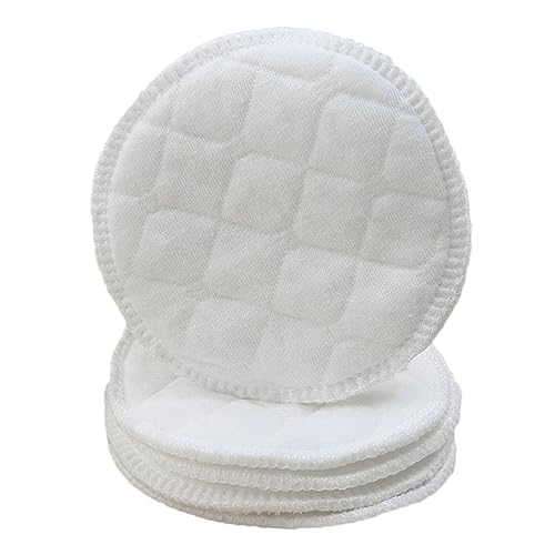 BESTonZON 100 Pcs Washable Breast Milk Pads for Leaking Reusable Cotton Nursing Pads Three-Layer Protection for Postpartum Pregnant Women