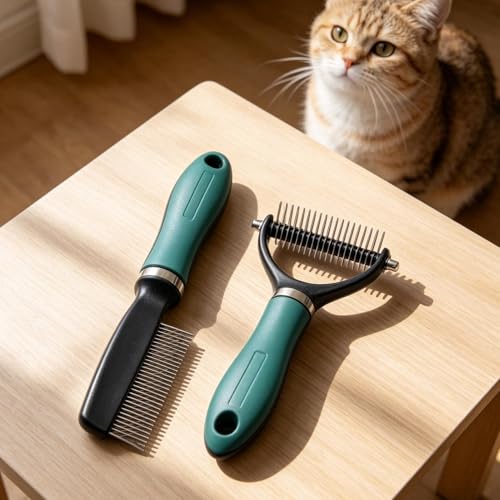 Brosse pour poils longs et courts idéale pour garder votre maison propre durant la mue - 3