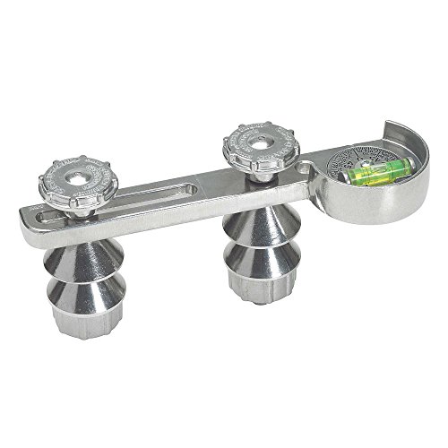 Get Special Price Jackson Safety Lightweight, Cast Aluminum #20 Dual-Angle Flange Level with 24" Radius, Non-Magnetic, Adjustable DSL, 14786 , Gray