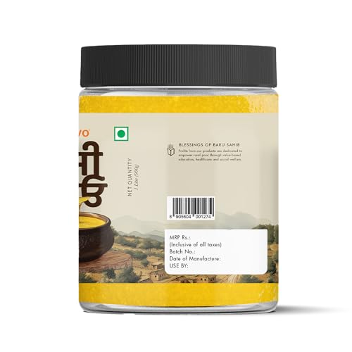 Image of Jivo Desi Ghee 1 Litre | Traditional Preparation from Desi Cow Milk | Suitable for Cooking, Frying & Baking | Authentic Aroma and Flavor | Ideal for Indian and Continental Recipes
