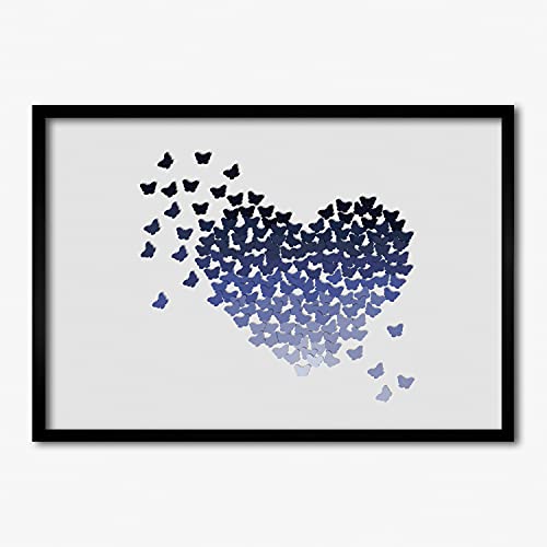 Peinture photo Tulup 70x50 cm avec finitions soignées en bois pour salon
