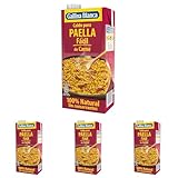 Gallina Blanca caldo de carne para paella envase 1 lt, 1000 mililitro, 1 (Paquete de 4)