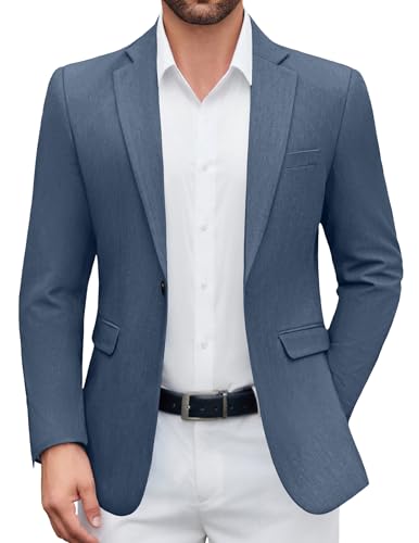 COOFANDY Men's Casual Blazer One Button Sport Coat Lightweight Business Suit Jacket