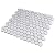 Tenedos 1 Inch Hexagon Glazed Porcelain Mosaic Tile with Carrara White with Grey Marble Look for Wall and Floor, Kitchen Backsplash, Bathroom Walls (10 Sheets)