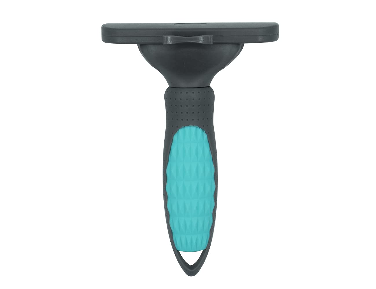 TOPETZON Pet Grooming Brush with One-click Cleaning Function Professional Shedding Tool for Dogs and Cats, Effectively Reduces Shedding by Up to 95% (Blue)