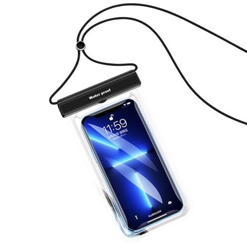 Funda impermeable para teléfono móvil de 7,0 pulgadas, IPX8, funda para teléfono móvil subacuática, natación, resistente al agua para iPhone 16 15 14 13 12 11 Pro Max XS 8 7 Samsung S25 S24 S23 S22