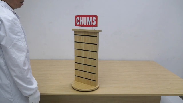 Amazon.com: FixtureDisplays 2-Sided Slatwall Counter Spinner Maple