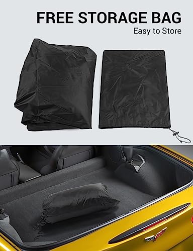 Image of Car Cover Compatible with C5 Corvette 1997-2004 6 Layers All Weather Waterproof Sun Rain UV Dust Protection Outdoor Covers with Zipper | UV-Blocking Waterproof With Soft Lining Prevents Leaks & Scratches. Perfect For Sunny, Snowy Outdoor Parking, Garage Storage
