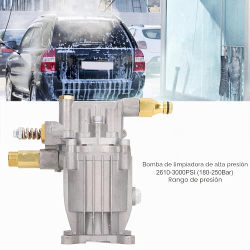 Bomba de lavado a presión para limpiar patios y fachadas con fuerza de 2,4 GPM 3