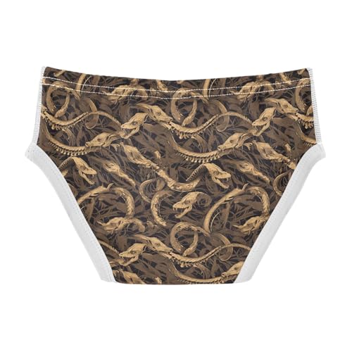 visesunny Boys Potty Training Underwear Death Snake Bone Breathe Cotton Briefs Size 2T-8Y for Toddler2