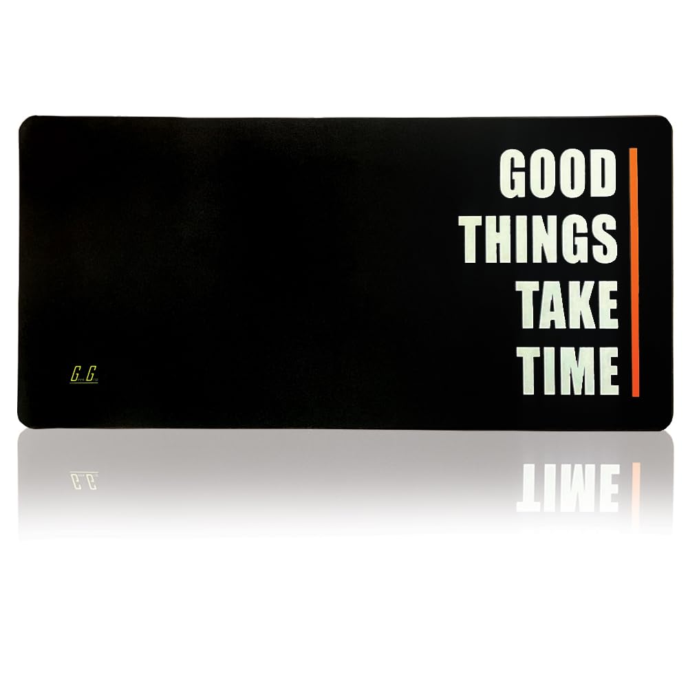 GeekGrip Quote Good Things Take Time Desk Pad, Rubber, Anti Skid (B0DFTJR575) Amazon Price History, Amazon Price Tracker