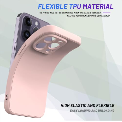 Image of for iPhone 16 Pro Case Pink, Scratch Resistant with Soft Touch, Slim Thin Phone Cover for iPhone 16 Pro