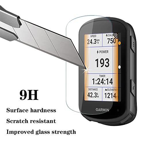 Image of Screen Protector for Garmin Edge 840 Solar /Edge 540 GPS and Silicone Case