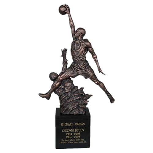 Youfine 19.7'' Resin Nba Star Michael Jordan 23 Sculpture Collection Basketball Myth Basketball Fan Memorial Gift #TOP13