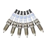 Pre-Gapped Set of 6 Spark Plugs ZR5TPP33 for BMW F12 F13 3.0L L6