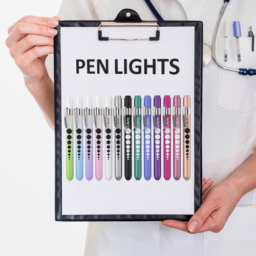 Image of CAVN Pen Light with Pupil Gauge LED Penlight for Nurses Doctors