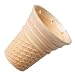 Bazko Klassischer Waffelbecher | halbsüße Eiswaffeln 7 cm / 6,6 cm...