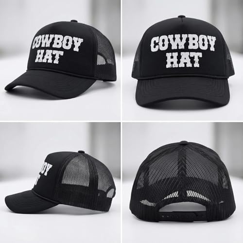 Image of Cowboy Hat Trucker Cap