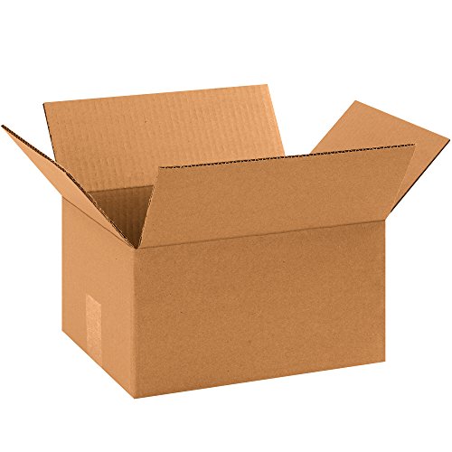 Image of BOX USA 11 1 /4 x 8 3 /4 x 6 Corrugated Cardboard Boxes, Small 11.25 inchL x 8.75 inchW x 6 inchH, Pack of 100 | Shipping, Packaging, Moving, Storage Box for Home or Business, Strong Wholesale Bulk Boxes