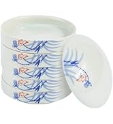 PH PandaHall 5 Layers Ceramic Watercolor Palette Paint Mixing Tray Set Stackable Painting Palette...