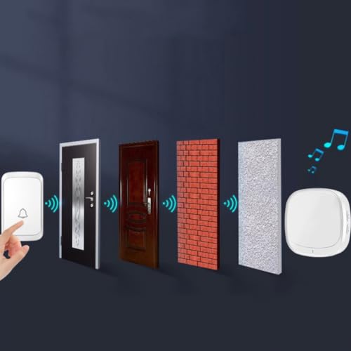 Timbre inteligente inalámbrico con USB y volumen ajustable de material ABS duradero 7