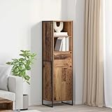 Avec tiroir Générique Bibliothèque Bois Ancien 43 x 36 x 150.5 cm Bois d\'ingénierie,Meubles,Armoires & Meubles de Rangement,Buffets & bahuts,Marron,27.68 KG,886628