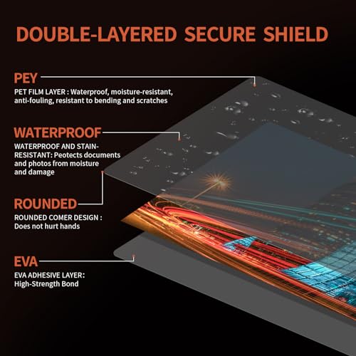 Image of Lamtetur 5Mil 100P Anti-Static Thermal Laminating Pouch 9x11.5 Letter Size
