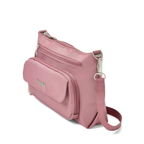 Image of Baggallini Original Everyday 11x7.5 Crossbody Bags Rfid Protected Lightweight Nylon Zippered Travel Purse