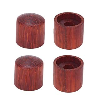 4 Pièces Boutons de Chapeau de Guitare électrique Bouton de Commande de Potentiomètre en Bois D’érable Rouge Vitesses de… - Les Beatles, Paul McCartney, John Lennon, RIngo Starr, George Harrison