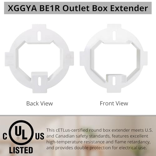 Image of BE1R Outlet Box Extender,cETLus Certified Round Ceiling Box Extender