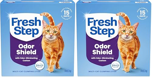 Image of Fresh Step Clumping Cat Litter, Multi-Cat Odor Control, 14 lbs (Pack of 2)