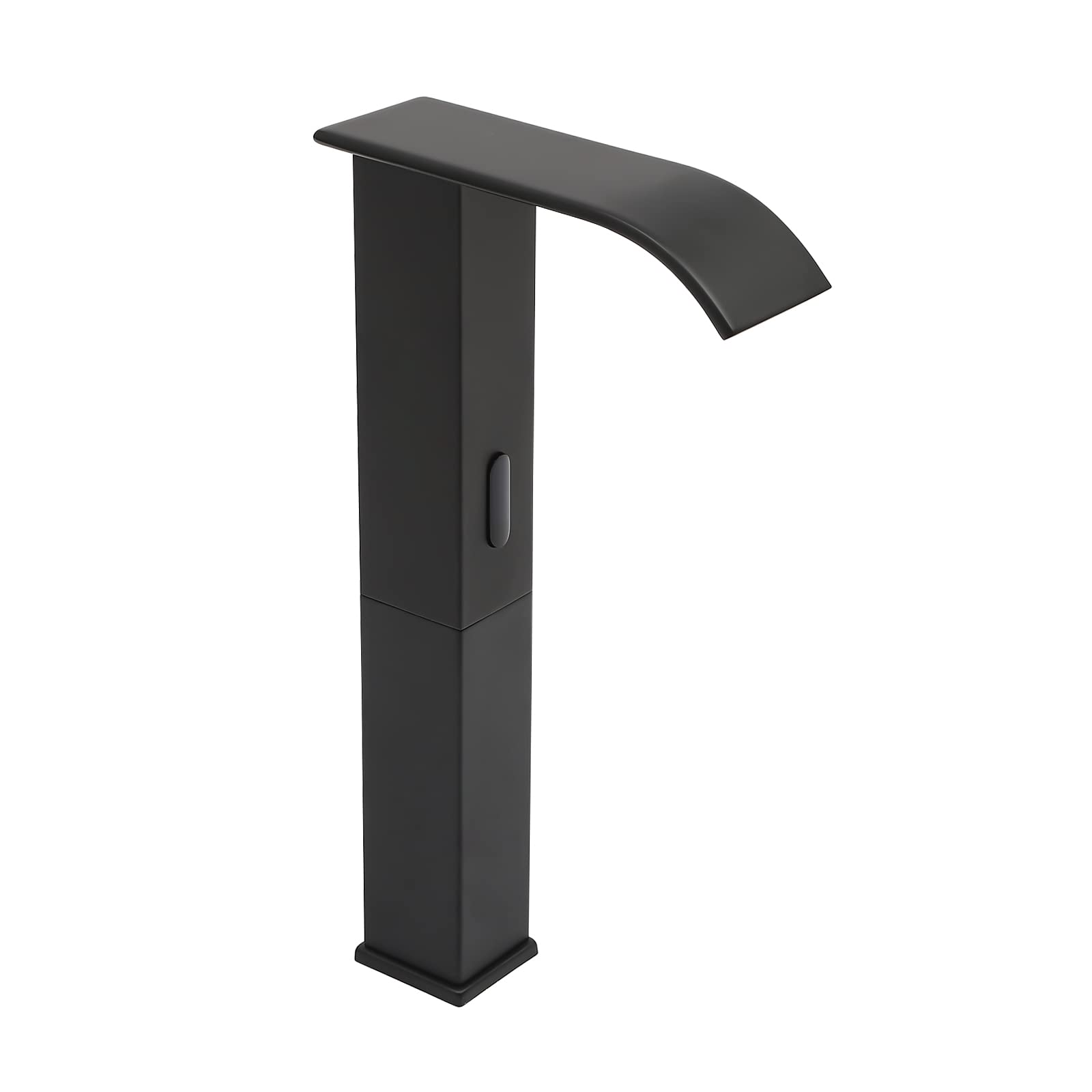 Miscelatore per lavabo, con sensore a infrarossi, miscelatore monocomando, rubinetto automatico del sensore per casa, ristorante, centro commerciale (nero)