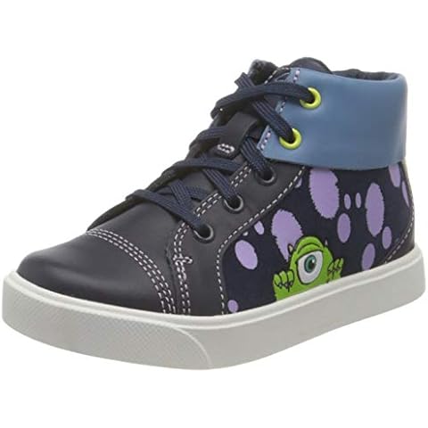 Clarks City Scare Kid Boots Navy Combi Cover