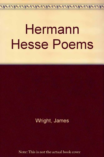 Hermann Hesse Poems B001PRXCWK Book Cover