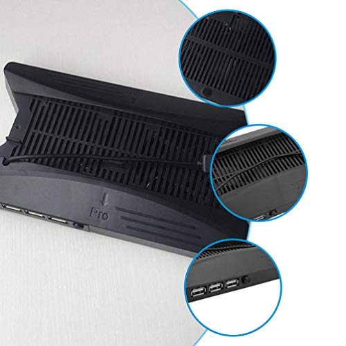 Solustre Prateleira para servidor ventilado, suporte vertical, prateleira universal de CPU para comp