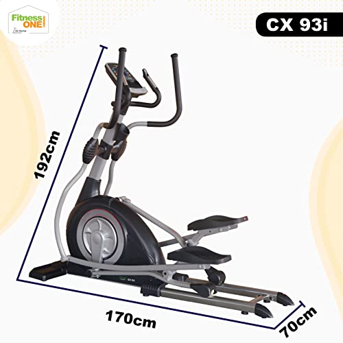 Image of Propel FitnessOne CX 93i Commercial Cross Trainer | Supports Users up to 160 kg | 16-Level Magnetic Resistance | 8 kg Flywheel | 21 inch Stride Length | LCD Display & Hand Pulse | Transport Wheels