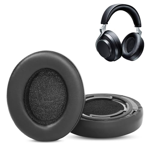 AONIC 50 Gen 1/Gen 2 Ohrpolster, HAIZEEN Ohrpolster kompatibel mit Shure AONIC 50 Gen 1/Gen 2 kabellosen Noise Cancelling ANC Kopfhörern Ohrpolster Ersatzkissen (Proteinleder/Memory Foam)