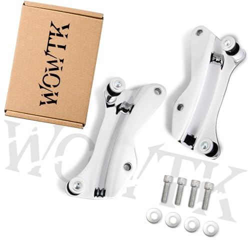 Image of 4-Point Detachable Docking Hardware Kit for Harley Touring 2014-2025 CVO Road Glide Road King Street Glide Street Glide,for Sissy Bar, Solo /2-Up Luggage /Tour-Pack Rack,Chrome