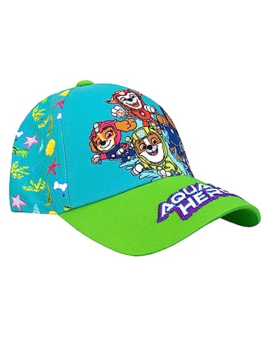 Paw Patrol Casquette de Baseball Casquette pour garçons et Filles | Chapeau de Soleil avec Aqua Pups | Bleu Vêtements Taille Unique