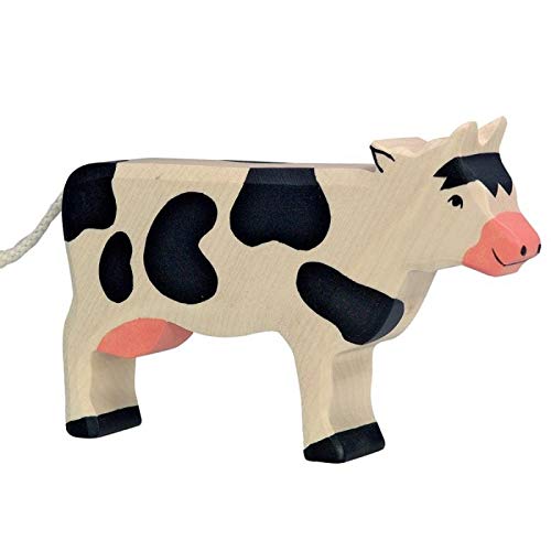 Holztiger - Animal Hippopotame Jouet En Bois D'érable Écologique Fabriquer Main En Europe Holztiger