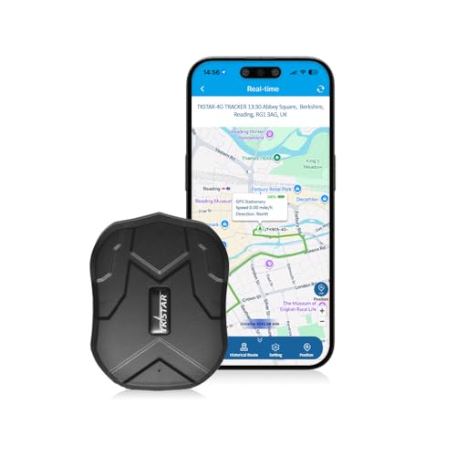 Tkstar Mini Imperm&eacute;able Suivi Conseil avec Fort Magn&eacute;tique Long Veille Traceur GPS Rep&egrave;re pour Enfants Seniors Animaux Voiture (Gratuit Customer Support LUN-Ven Via Vulu Global) - Magnetic