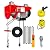 YATOINTO Electric Hoist,440 lbs Winch with Wired Remote Control,Electric Winch Single/Double Slings 39.4ft Lifting Height with Emergency Stop for Factories,Warehouses,Construction Site