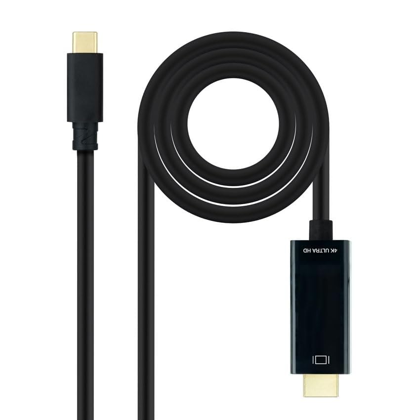 Câble USB-C vers HDMI mâle 3m fini les adaptateurs pour grand écran