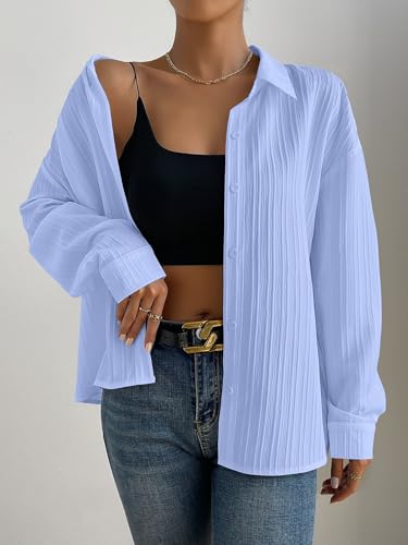 Image of GRECIILOOKS Shirt for Women | Women Shirt | Long Shirt for Women | Shirt Tops for Women | Oversized Shirt for Women