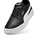 Puma Women's Carina 3.0 Sneaker, Puma Black-Puma White-Puma Gold, 8.5