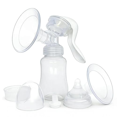 Extractor de leche manual con botella de 5 oz y tetina lenta miniatura 1