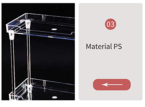 Whillar Bathroom Organizer Countertop Acrylic Vanity Bathroom Sink Counter Dresser Top Corner Cosmetic Skincare Makeup Lotion Perfume Organizer And Storage Tray Shelf 3-Tier For Bathroom Kitchen #TOP4