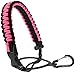 Gearproz Handle for Hydro Flask, Nalgene, Takeya - America's No. 1 Paracord Water Bottle Carrier with Safety Ring - Fits Wide Mouth 12 oz to 64 oz Flasks (Hot Pink)